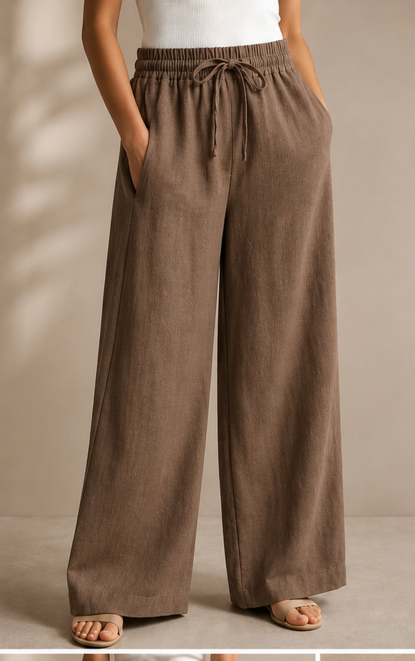 Chikoo Linen Pants