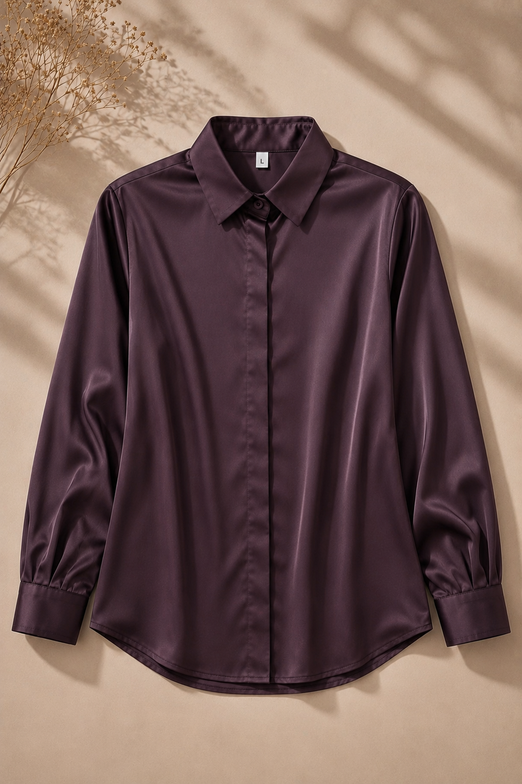 Full Sleeve Satin Shirt