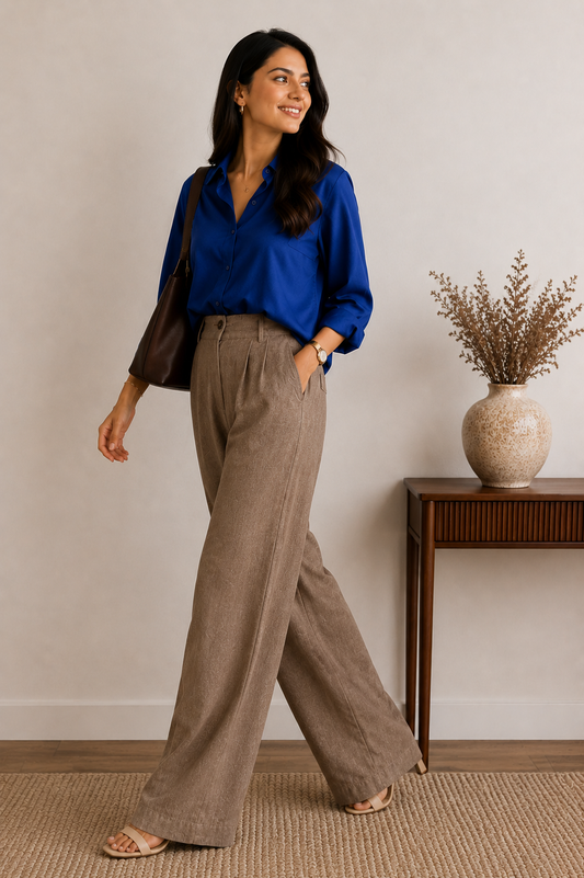 Chikoo Linen Pants