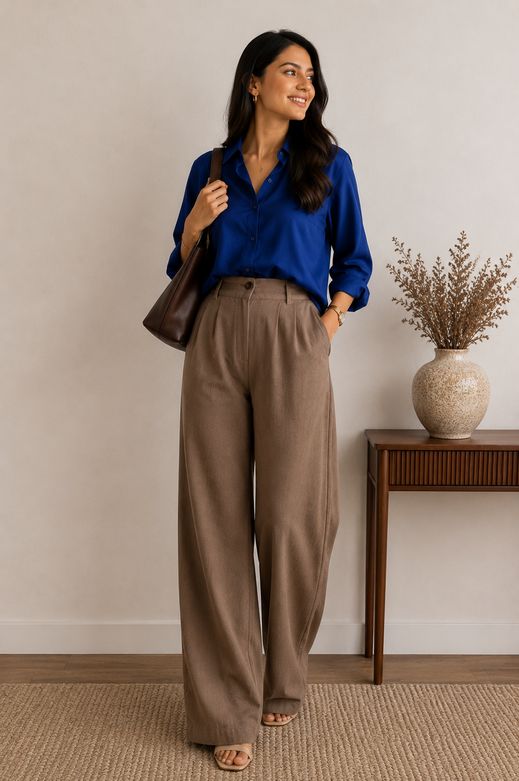 Chikoo Linen Pants