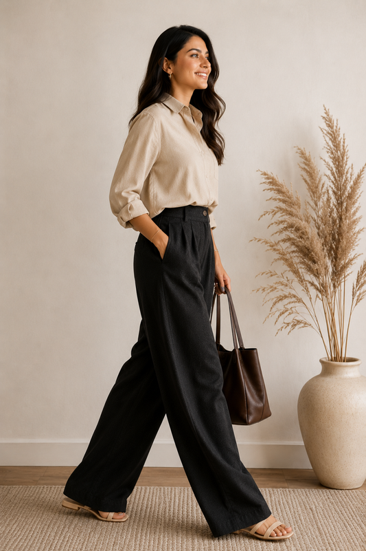 Black Linen Pants