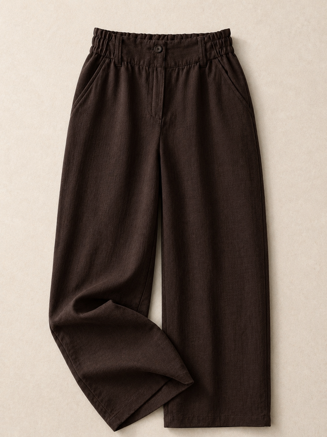 Chocolate Brown Linen Pants