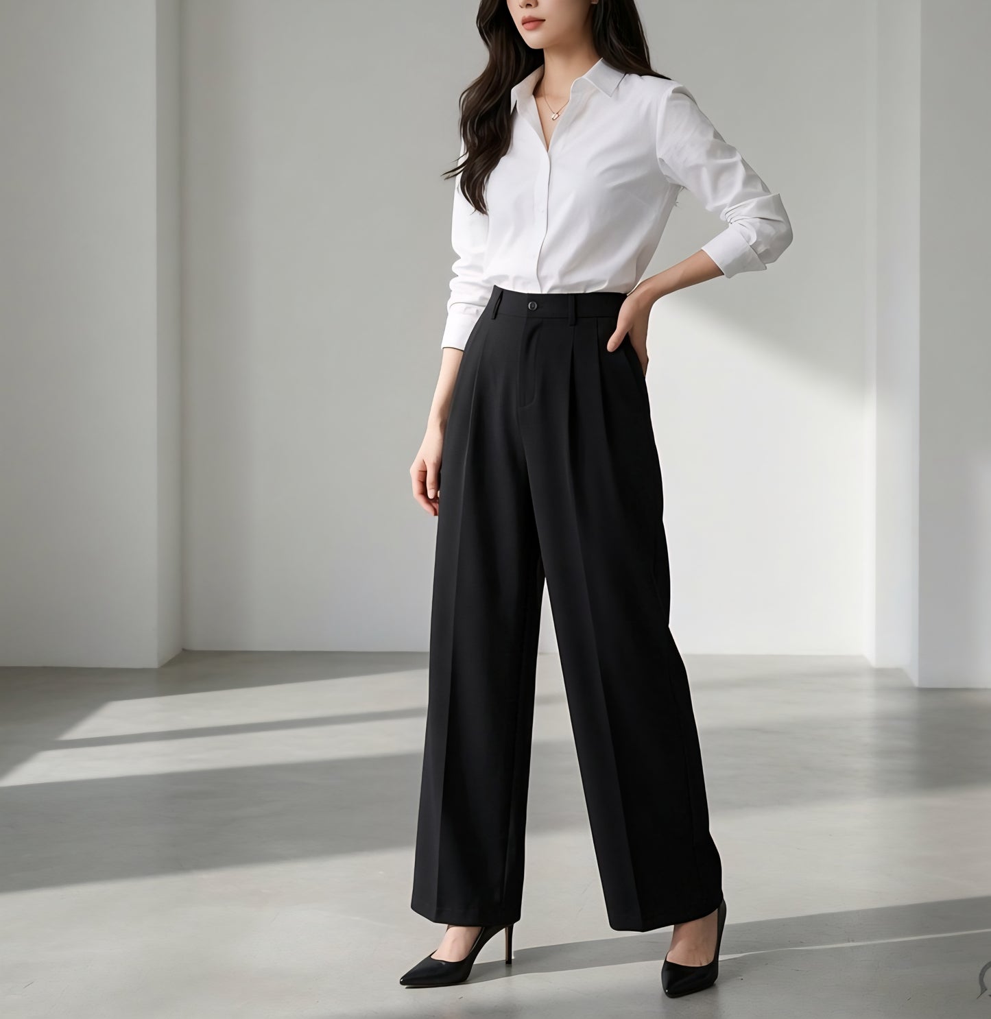 Black Korean Pants